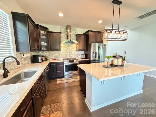 1st Floor: Kitchen with Island