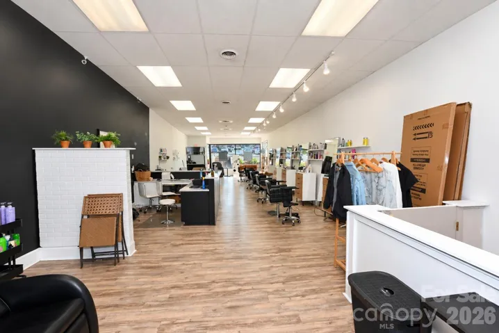 Salon side of the property. Main level is 1,810 sq. ft. With an additional 460 sq.ft. basement.