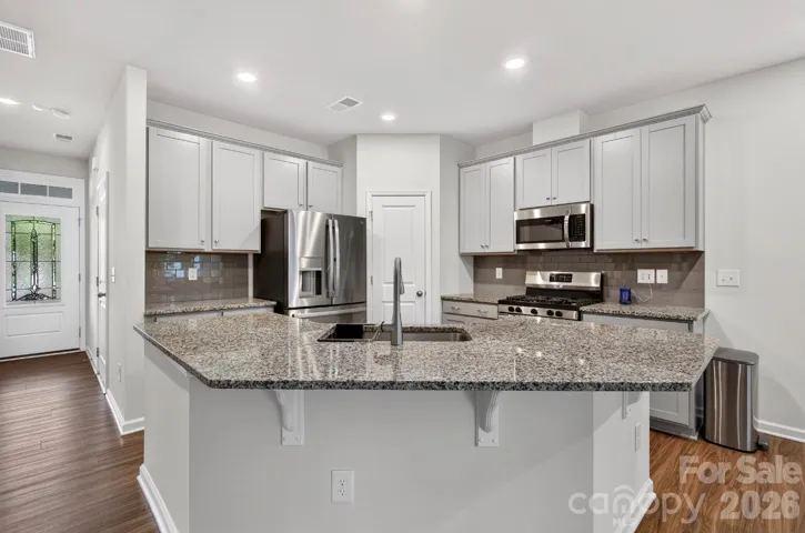 Modern kitchen with an open-concept design