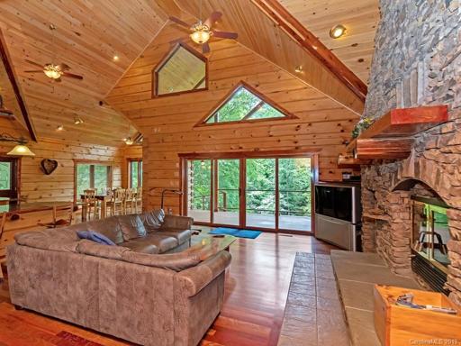 Great Room with soaring ceilings