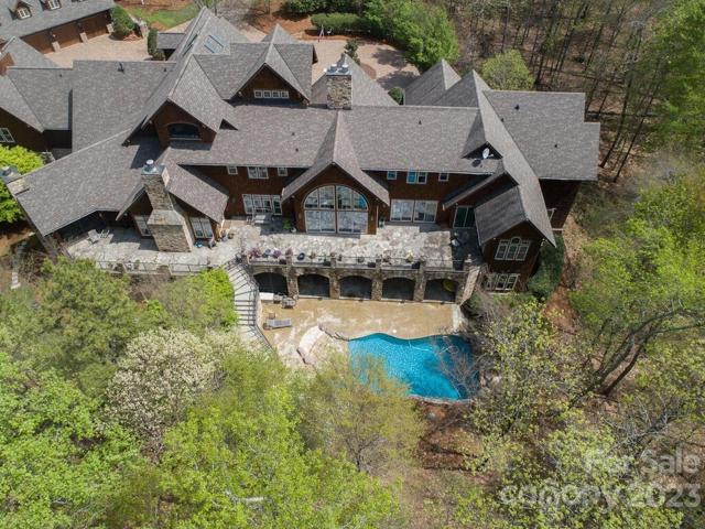 Aerial View of private pool