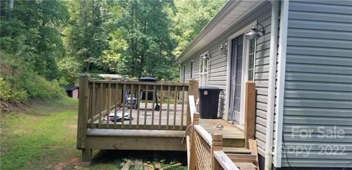 Another view of the back of the home