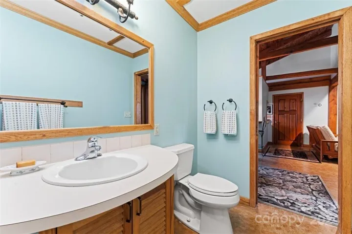 Bath (2) on main level in the Short Term Rental