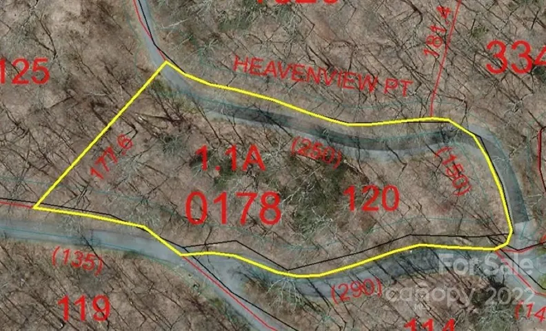 Aerial GIS Photo for 00 Heavenview Point Lot #120