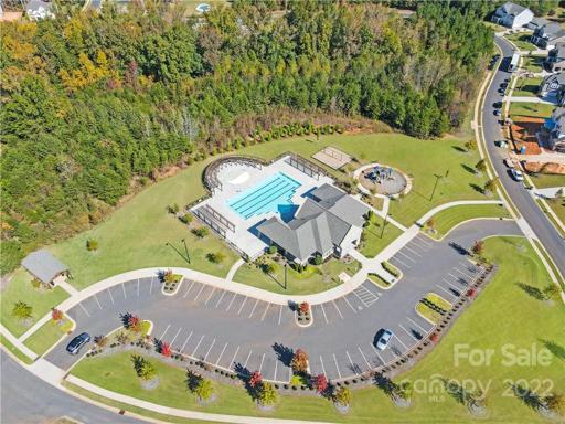 Arial of community pool