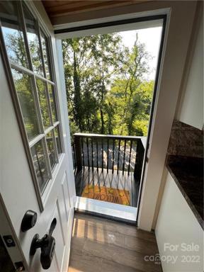Entry way onto deck