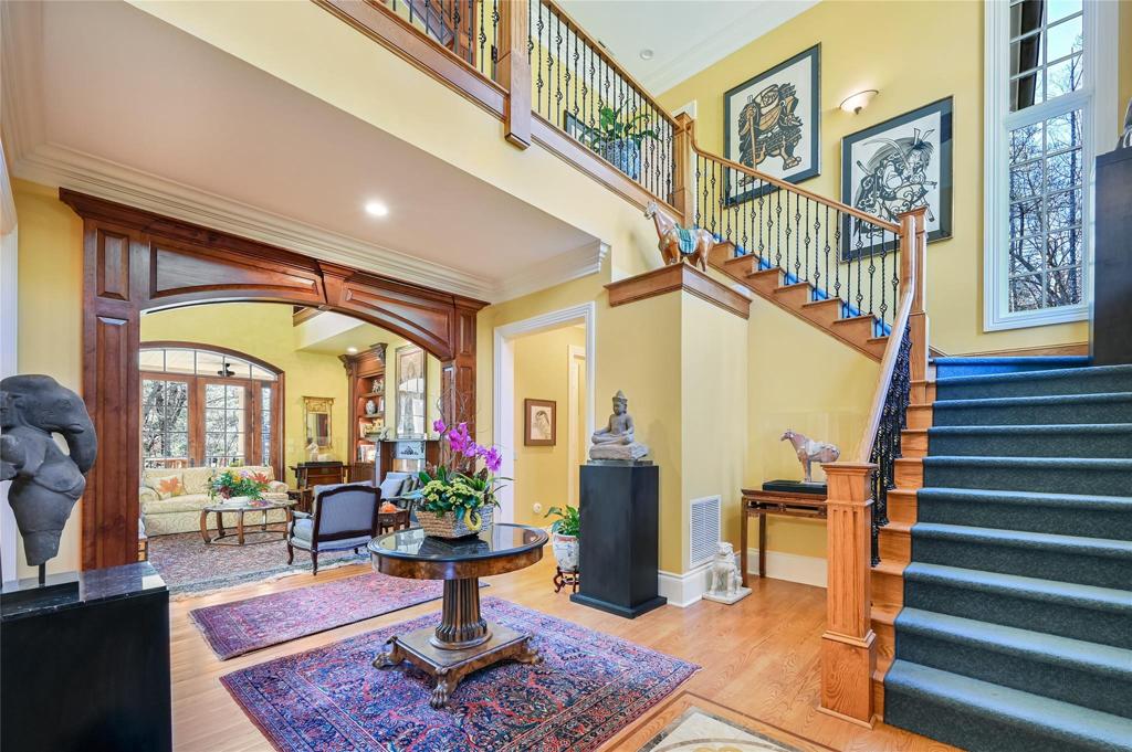 Front foyer with entrance to living area