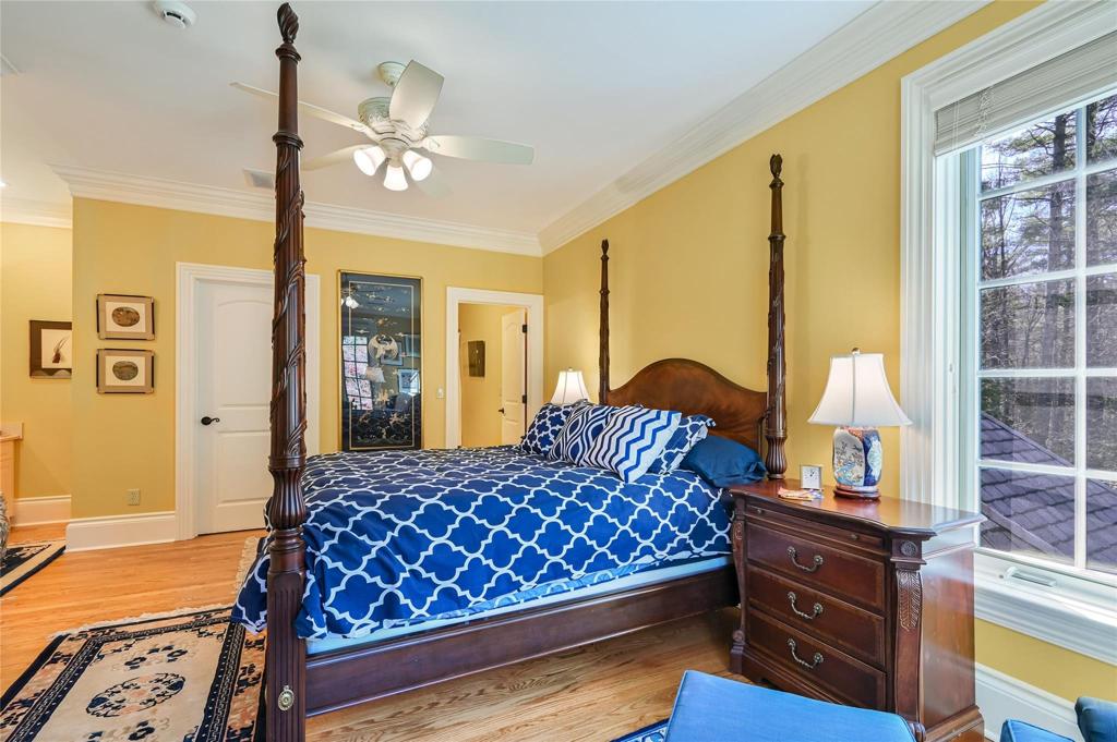 Second floor bedroom with study area