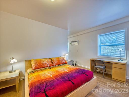 Basement level bedroom