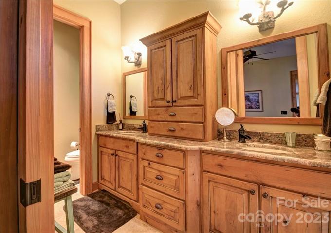 Bath 4 off bedroom 4, with dual vanity sinks