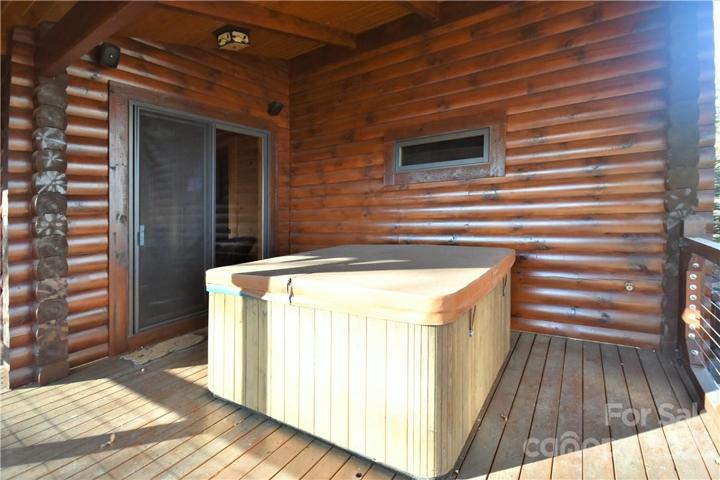 Hot Tub on the main rear covered deck