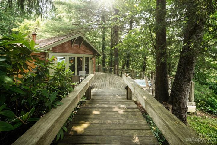 Path to The Cottage - 458 Elk Mountain Scenic Hwy