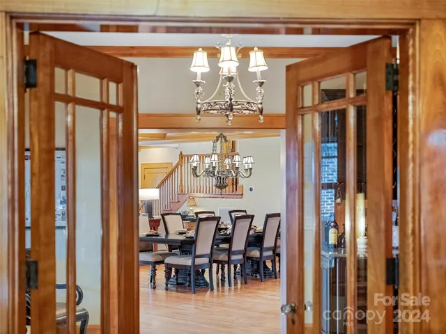 Through the Bar Room. you have an easy entertaining flow to the Great Room