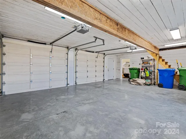 ...also a 3 car garage providing even more storage options and space!