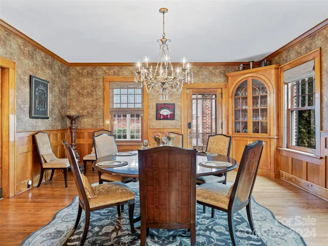 ...this formal dining room bathed in natural light.