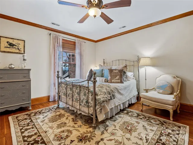 A second of four guest bedrooms - offers amazing long range mountain views