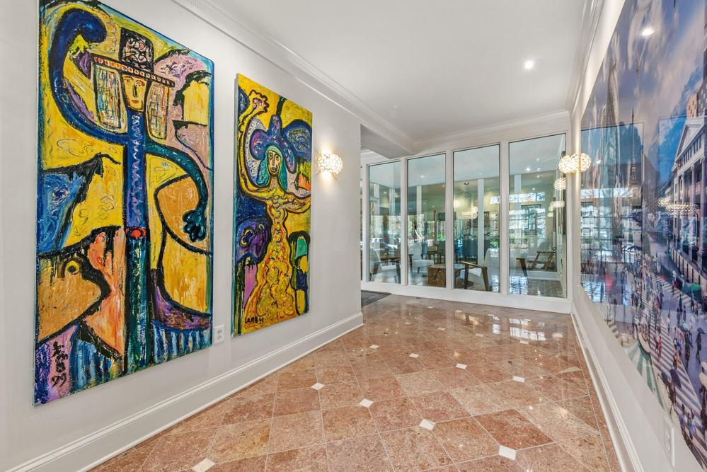 Large entry with views of the two story atrium!