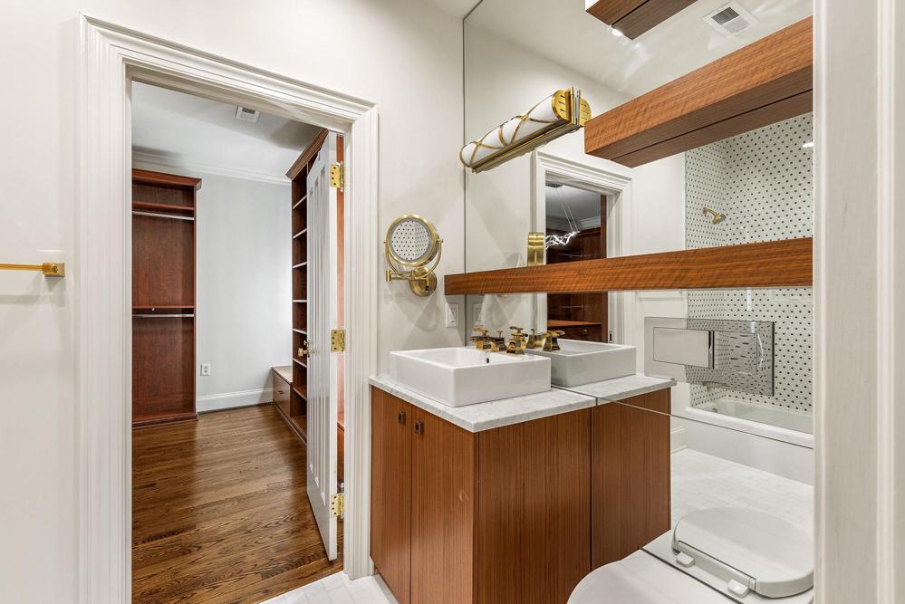 Updated bath off the second bedroom.