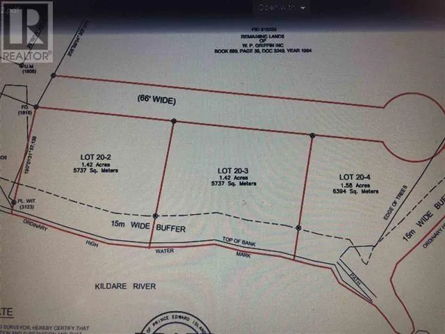 Lot 20-3 McIntyre Lane, Kildare, Prince Edward Island C0B1B0