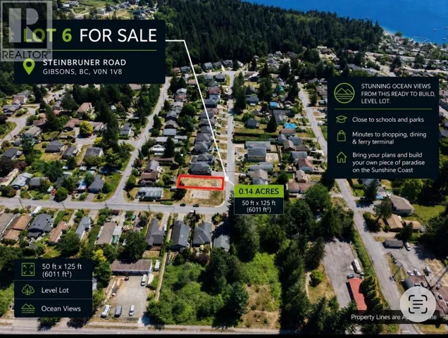 LOT 6 STEINBRUNNER ROAD, Gibsons, British Columbia V0N1V8