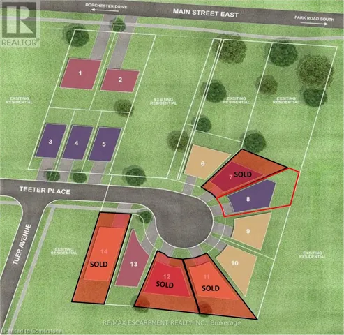 LOT 8 - 25 TEETER PLACE, Grimsby, Ontario L3M1P6