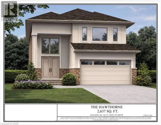 307 SHADY OAKS Trail Unit# LOT 25, Hamilton, Ontario L9B2T3
