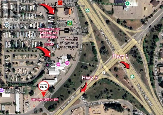 1280 Redcliff Drive SW, Medicine Hat, Alberta T1A5E5
