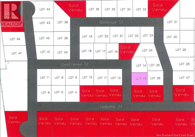 Lot 13 Des Freres Street, Charlo, New Brunswick E8E0B7