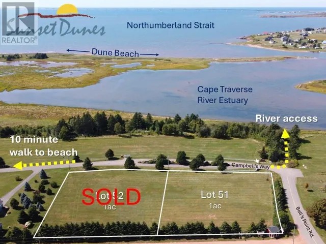 Lot 51 Campbells Way, Cape Traverse, Prince Edward Island C0B1X0