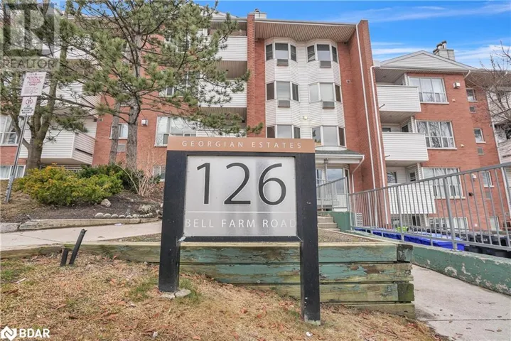 126 BELL FARM Road Unit# 312, Barrie, Ontario L4M6J3