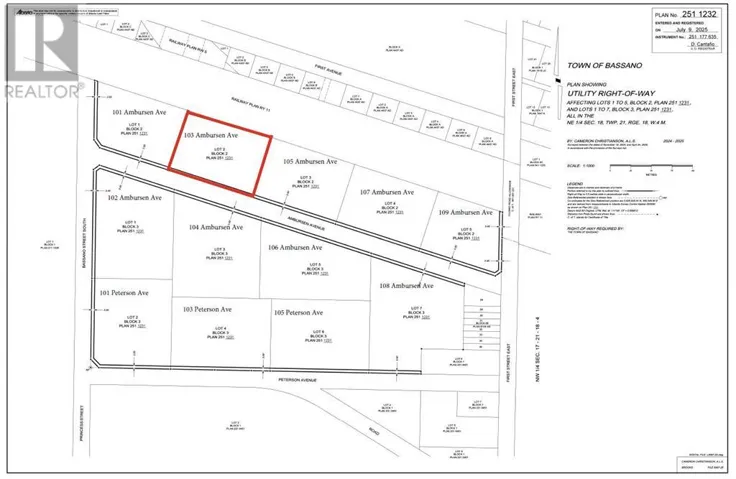 103 Ambursen Avenue, Bassano, Alberta T0J0B0