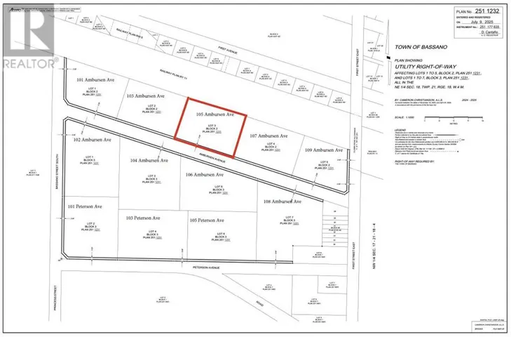 105 Ambursen Avenue, Bassano, Alberta T0J0B0