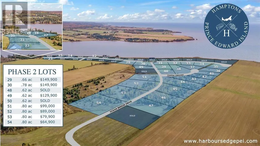 Lot 50 Ocean Breeze Drive, Hampton, Prince Edward Island C0A1C0