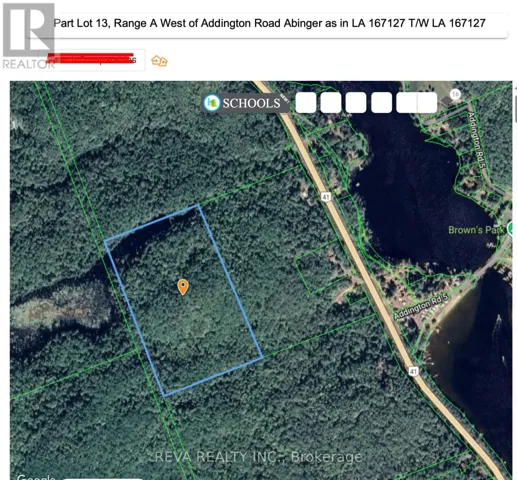 LOT 13 ADDINGTON HIGHLANDS, Addington Highlands (Addington Highlands), Ontario K0H1K0