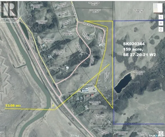 13 Acre Residential Lot RM No 219, Craven, Saskatchewan S0G0W0