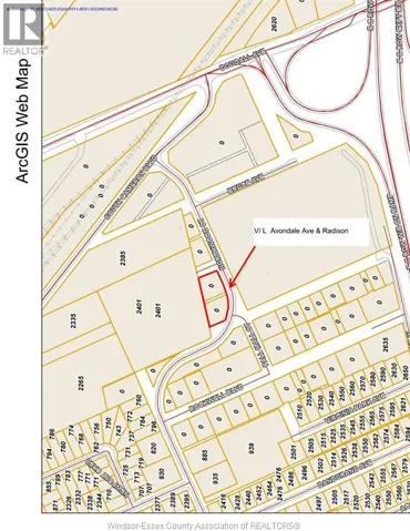 V/L AVONDALE & RADISSON, Windsor, Ontario N9B3P6