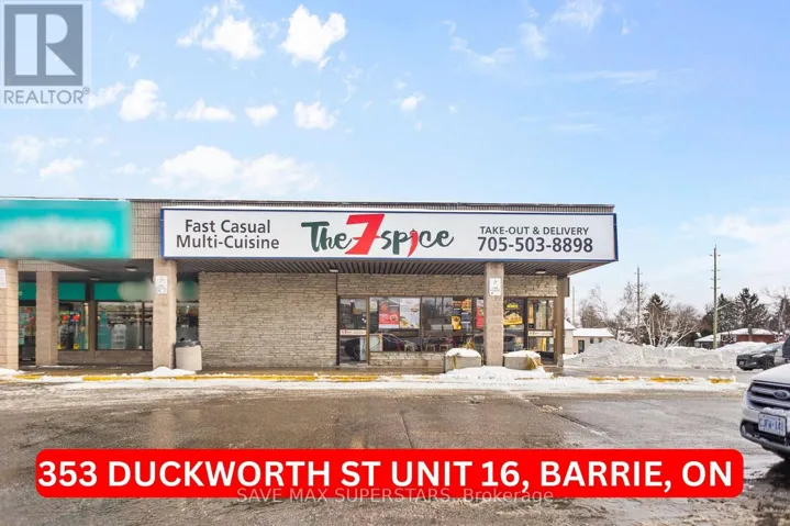 16 - 353 DUCKWORTH STREET, Barrie (Grove East), Ontario L4M5C2