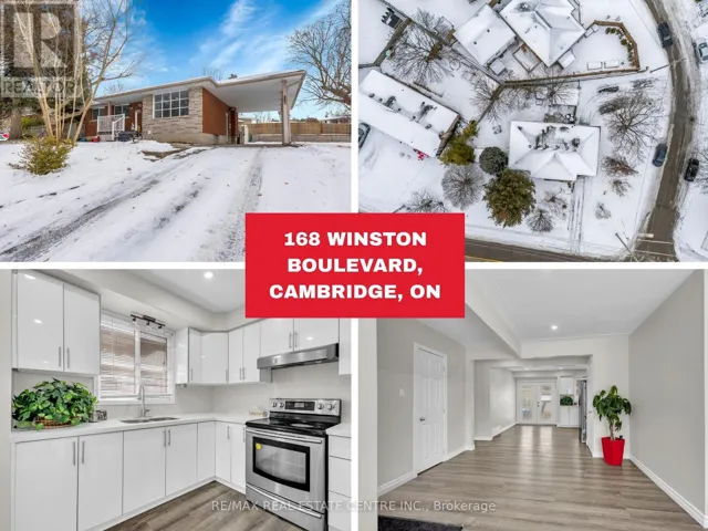 168 WINSTON BOULEVARD, Cambridge, Ontario N3C1M2