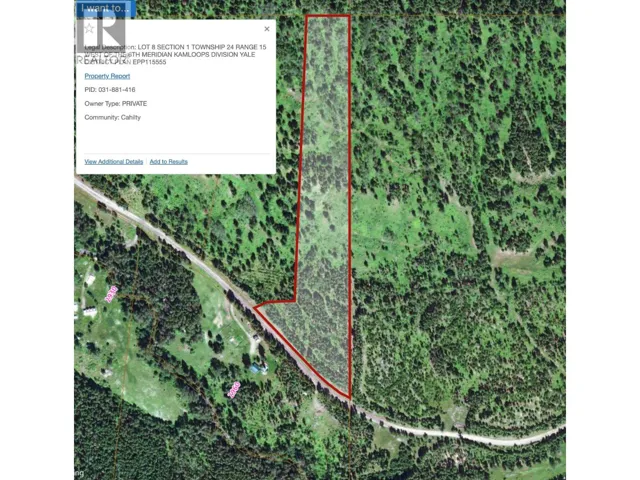 lot 8 FADEAR CREEK Road, Kamloops, British Columbia V0E2E0
