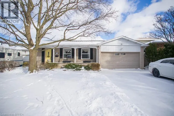 15 BURDOCK Boulevard, Brantford, Ontario N3R6B5