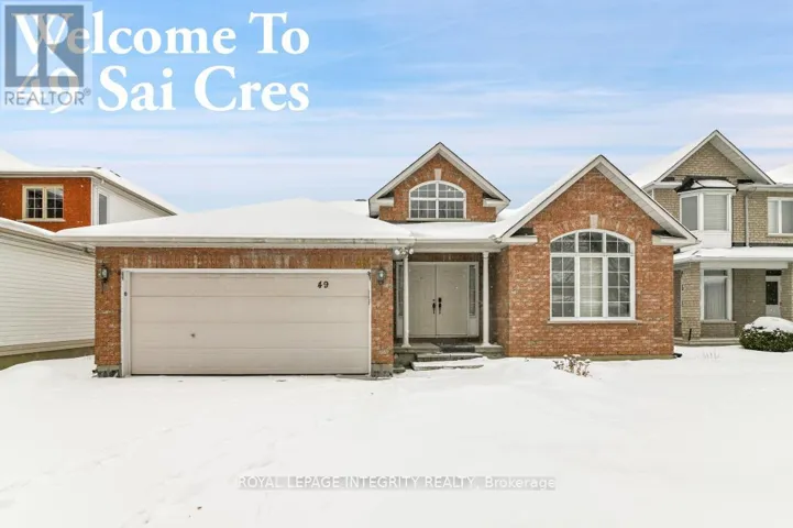 49 SAI CRESCENT, Ottawa, Ontario K1G5N8