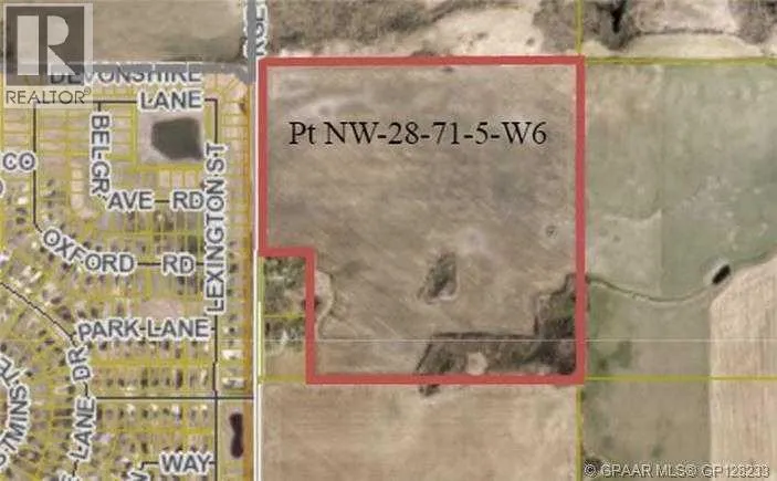 Pt. of NW-28-71-5-W6, Rural Grande Prairie No. 1, County of, Alberta T8X0G4