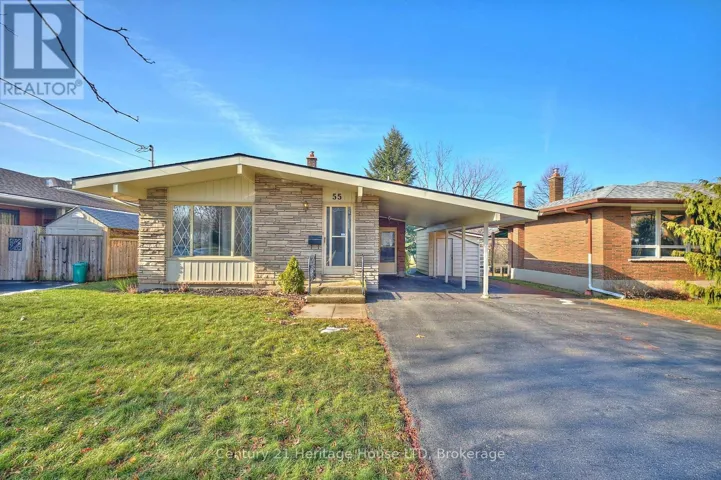 55 WINDWARD STREET, St. Catharines (Carlton/Bunting), Ontario L2M4B9
