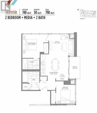 1104 - 10 DE BOERS DRIVE, Toronto (York University Heights), Ontario M3J0L6