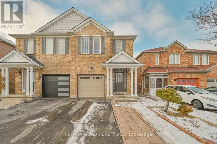 12 ROCKROSE DRIVE, Brampton (Sandringham-Wellington), Ontario L6R2Z6