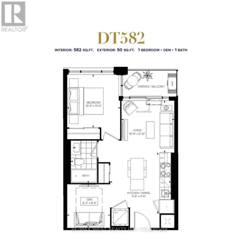 710 - 405 DUNDAS STREET W, Oakville (GO Glenorchy), Ontario L6M4P9