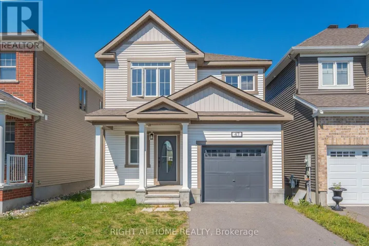 47 MUDMINNOW CRESCENT, Ottawa, Ontario K4A5H9