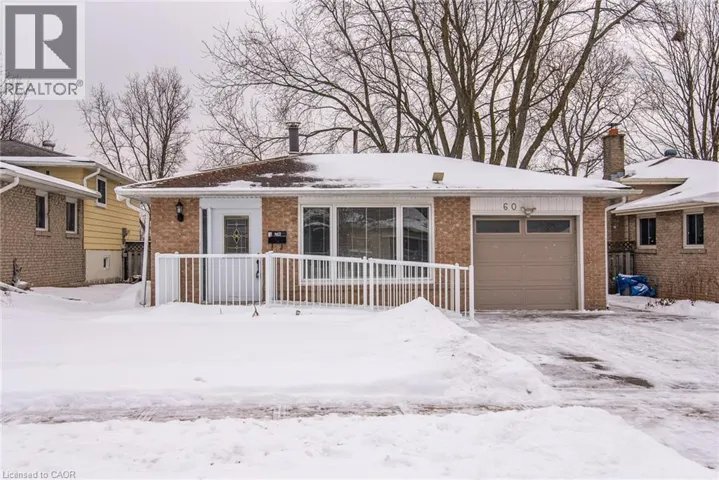 60 HAHN Avenue, Cambridge, Ontario N3C2X9
