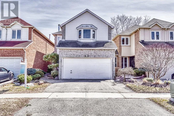 63 RAMBLEWOOD LANE, Vaughan (Brownridge), Ontario L4J6R9