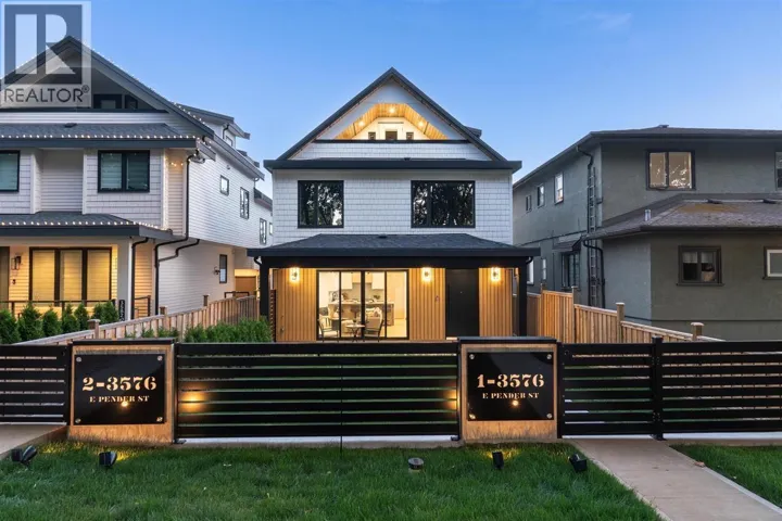 1 3576 E PENDER STREET, Vancouver, British Columbia V5K2E3